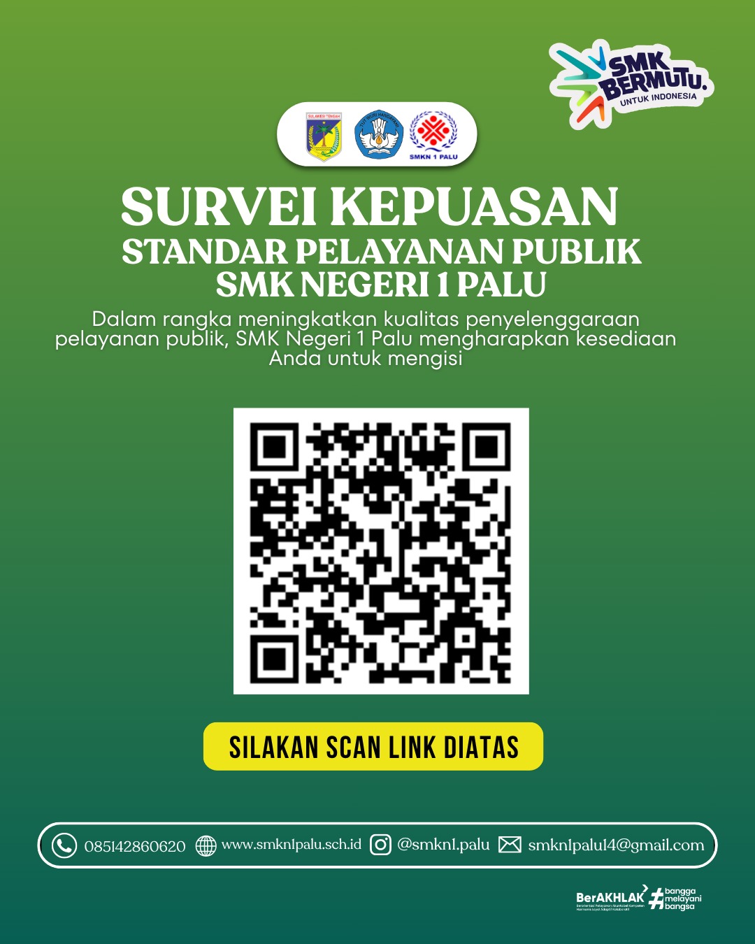 SURVEI PELAYANAN PUBLIK SMK NEGERI 1 PALU
