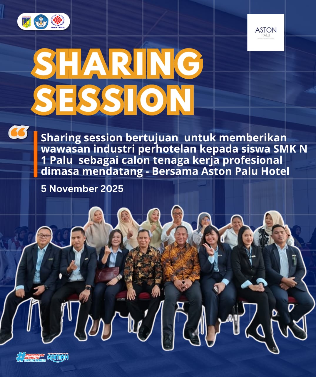 SHARING SESSION Bersama Aston Palu Hotel
