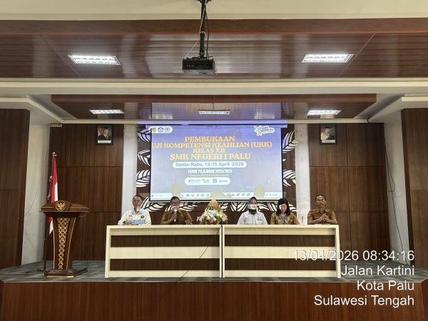 SMK Negeri 1 Palu Siap Gelar Uji Kompetensi Keahlian (UKK) LSP - P3 TP 2025/2026